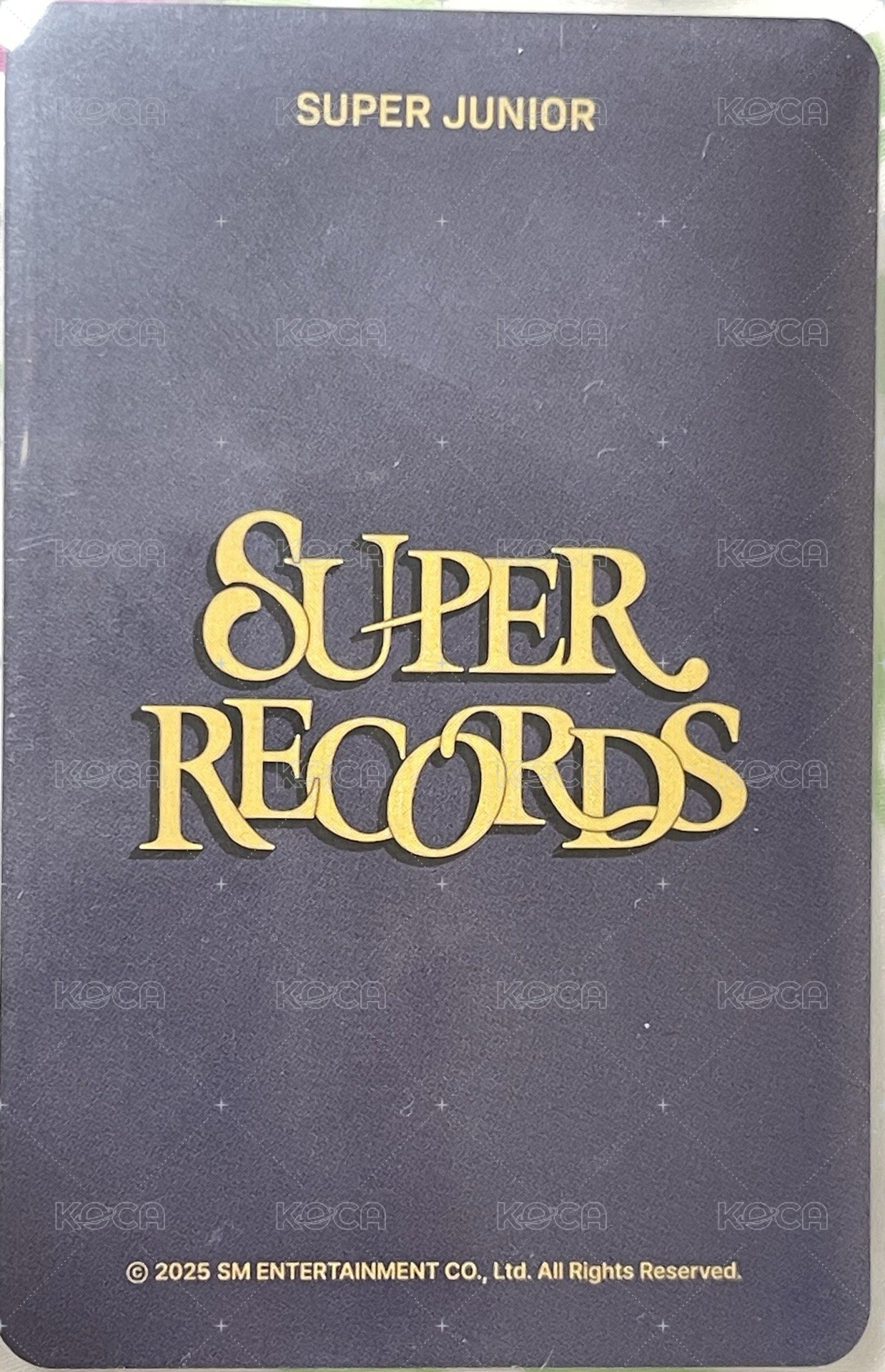 20週年展覽   首爾展 周邊卡 金屬鑰匙圈卡 背面