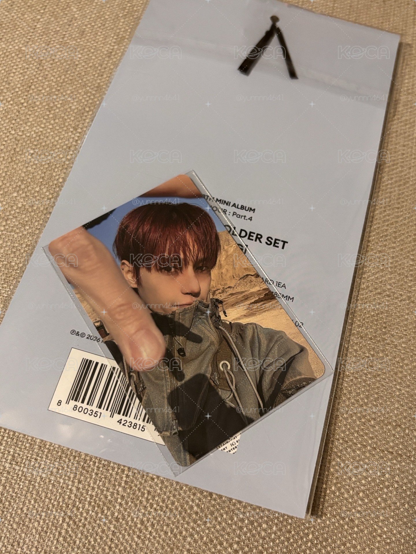 ATEEZ/ Adrenaline 快閃卡套/榮卡