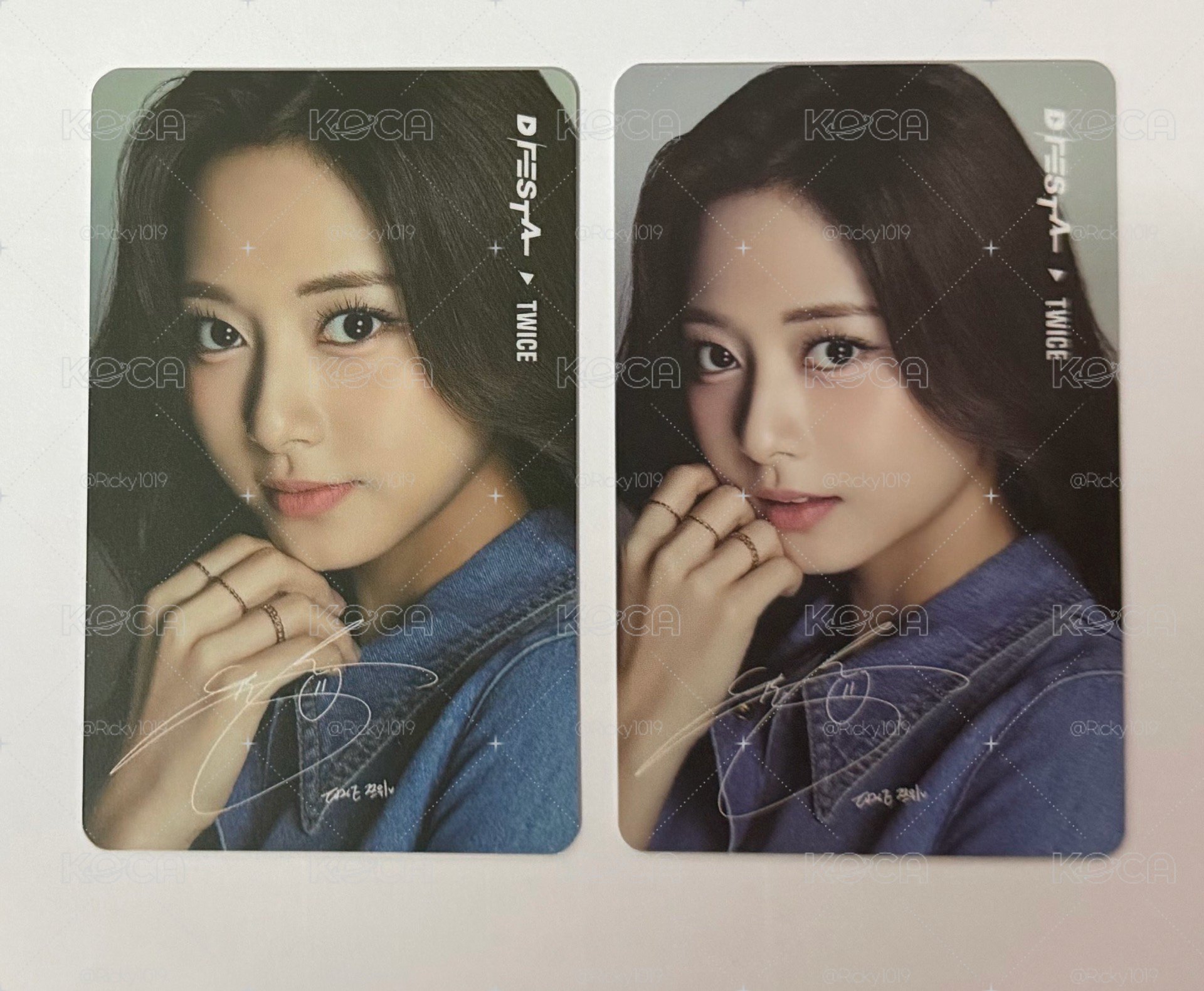 TWICE 子瑜 D FESTA 展覽入場票卡