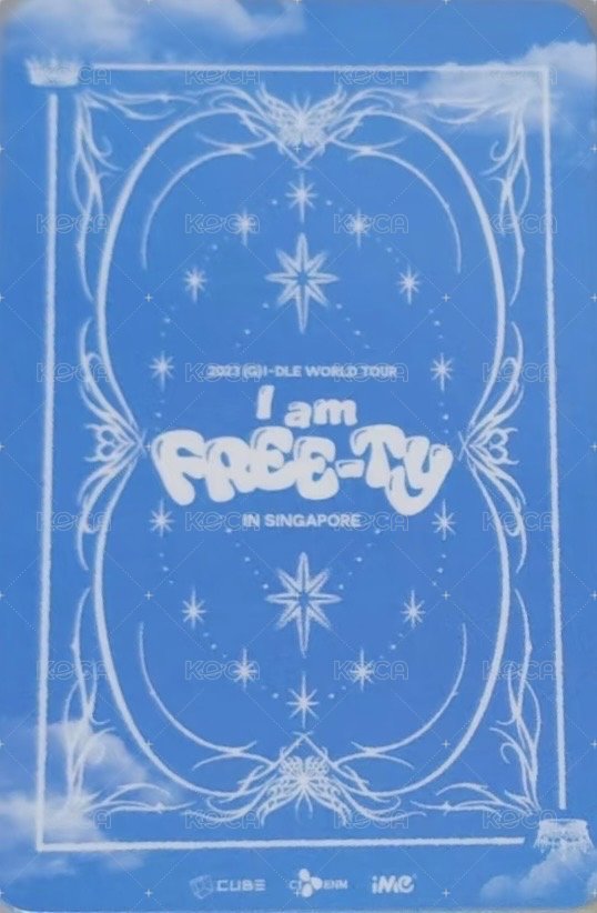 23世巡 新加坡 入場卡 / 場限卡  背面