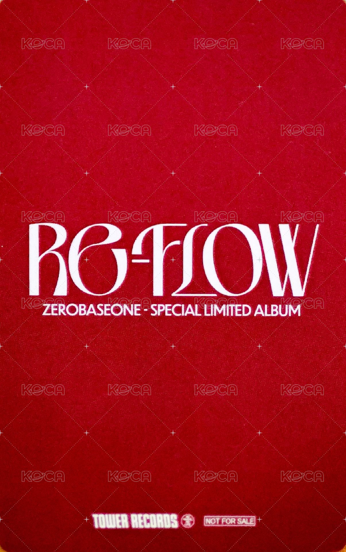 [𝐑𝐄-𝐅𝐋𝐎𝐖] 塔店 澀谷 特典卡  背面