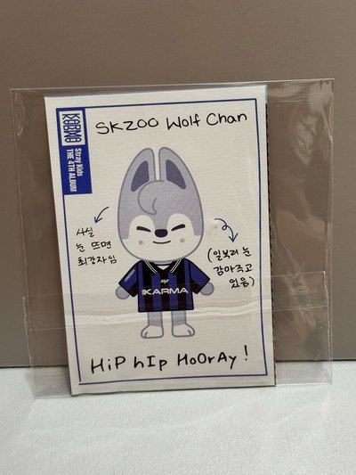 Stray Kids KARMA 專輯卡電子專娃身分證卡 方燦