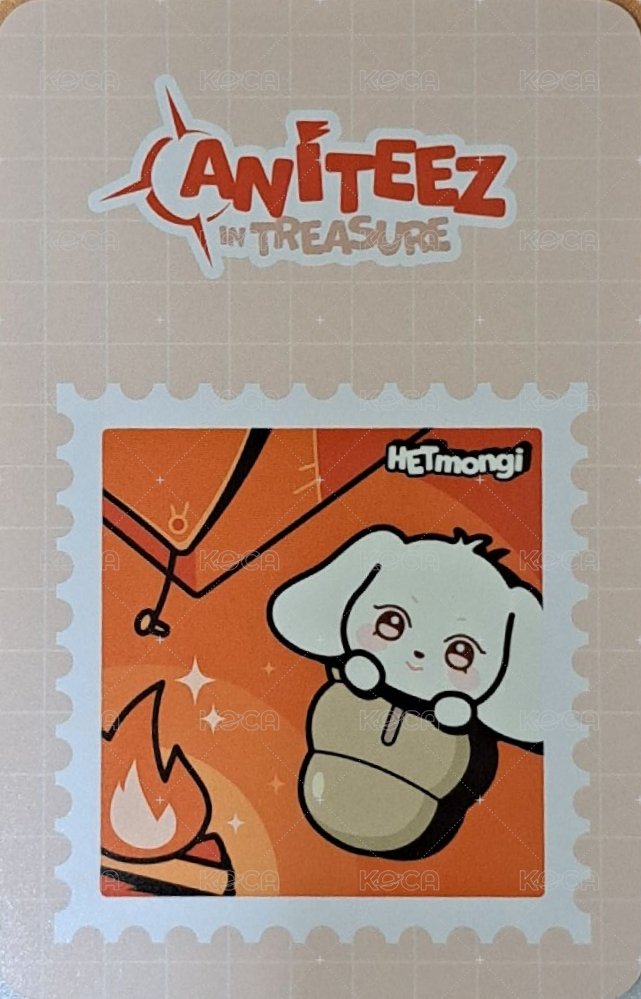 ANITEEZ IN TREASURE 周邊卡 MESH POUCH 背面