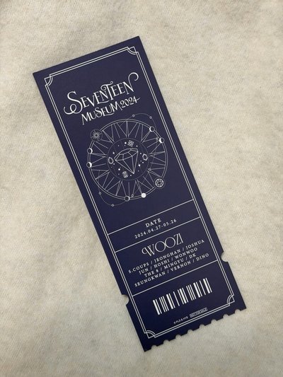 2024 MUSEUM 入場特典 Woozi