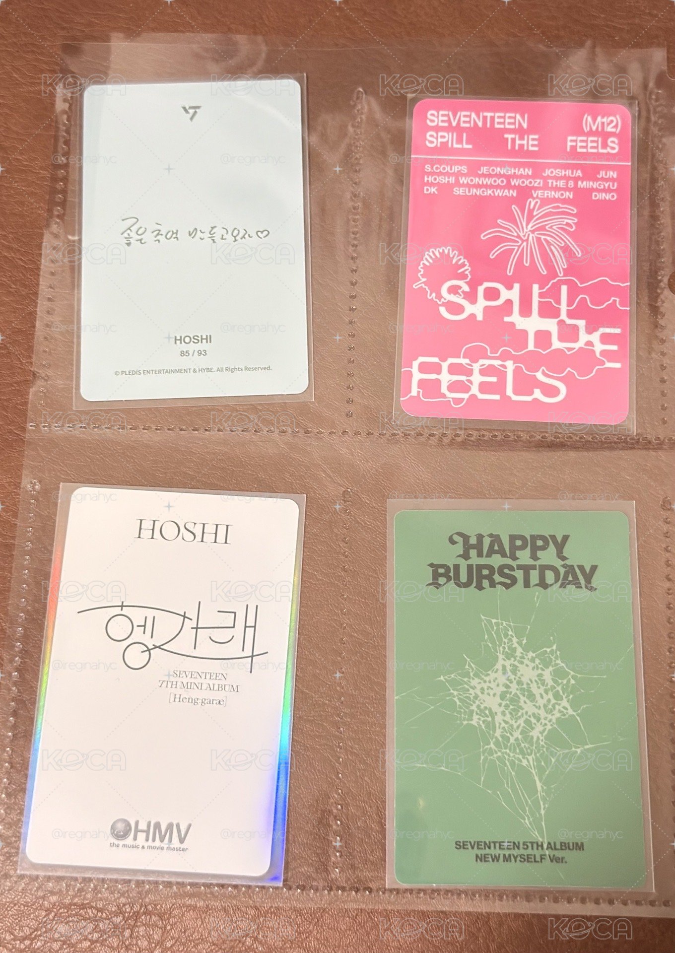 豪雨 Hoshi Woozi 小卡