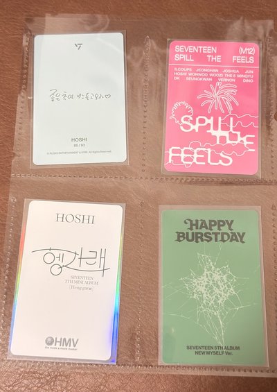 豪雨 Hoshi Woozi 小卡