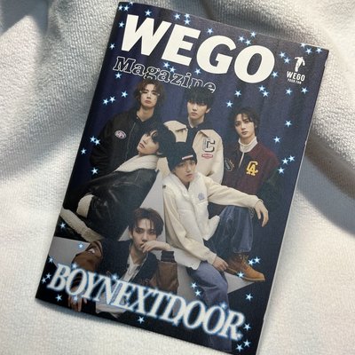 BOYNEXTDOOR 聯名—WEGO🇯🇵絕版小雜誌