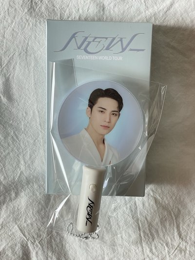 Seventeen New 迷你手燈 鑰匙圈 扇 珉奎 玟奎 Mingyu