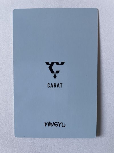 Seventeen 9期 會員禮 小卡 Mingyu 珉奎