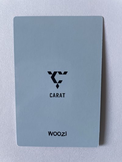 Seventeen 9期 會員禮 小卡 Woozi 知勳