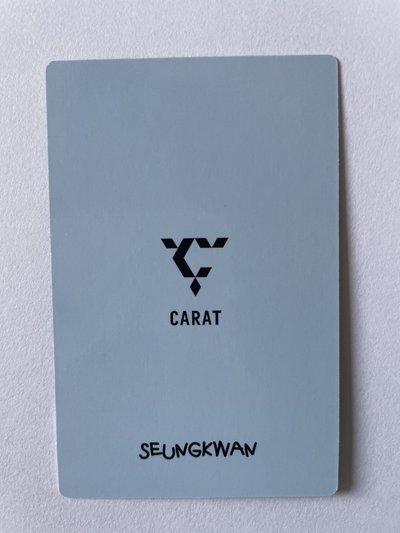 Seventeen 9期 會員禮 小卡 Seungkwan 勝寛
