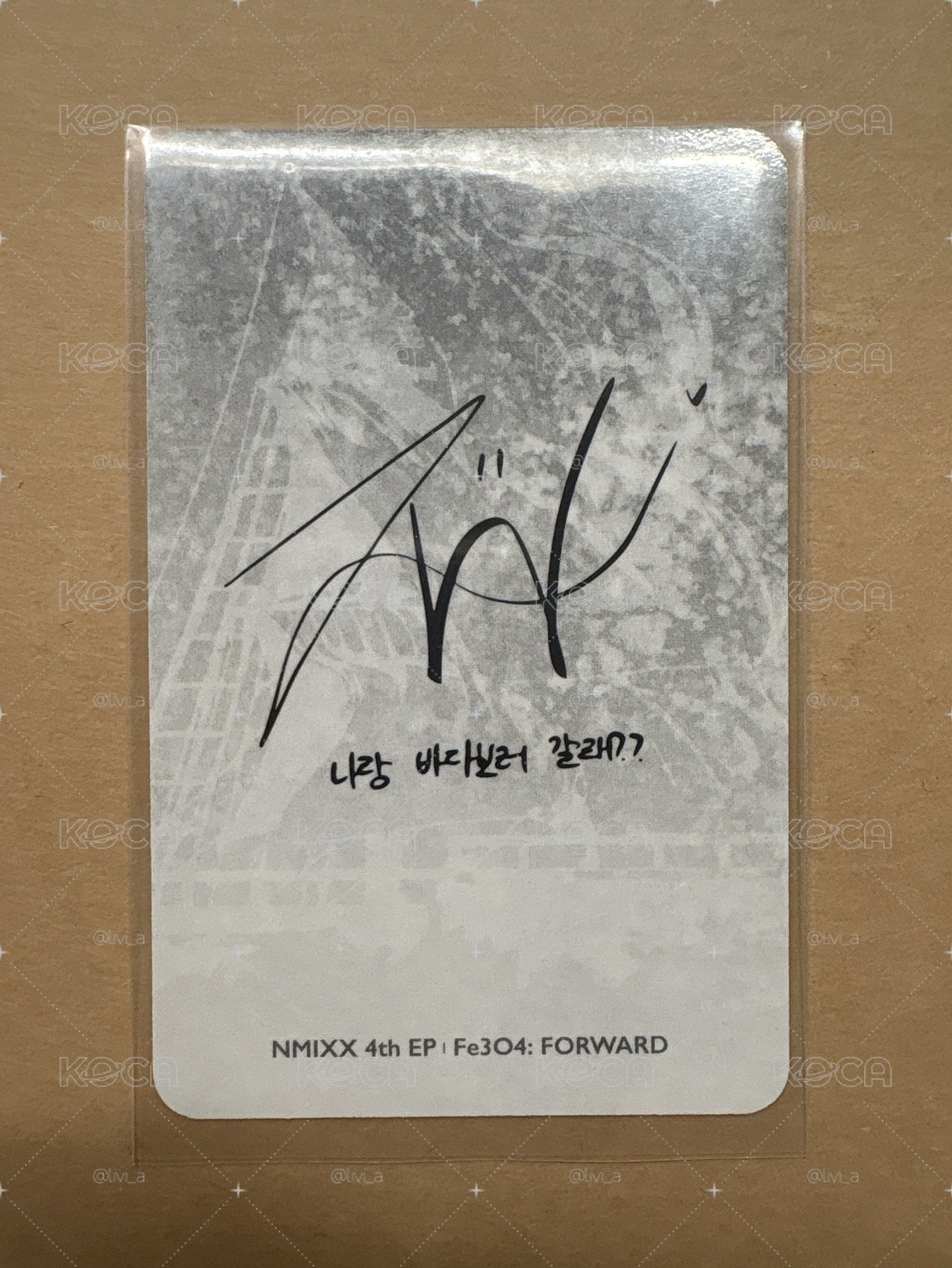NMIXX FORWARD 普版專卡 JIWOO ( GO ver.)