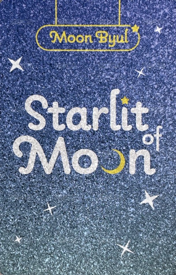 Starlit of Moon Figure Bizent 特典卡  背面