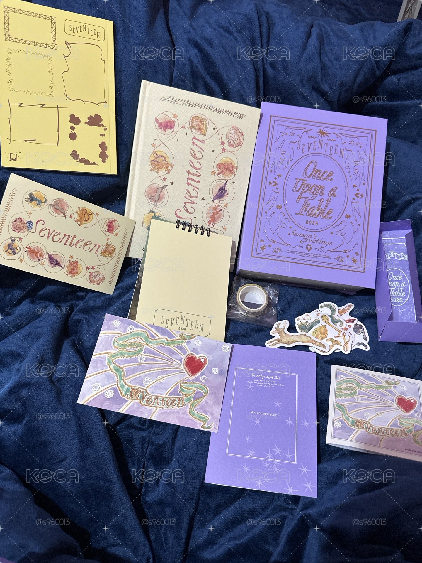 seventeen 2026 年曆 固配 除了QRCODE、小卡以外都有