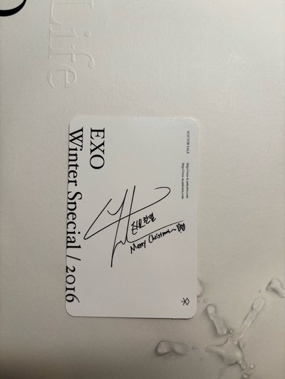 EXO 燦烈 小卡 全專 全新 無損