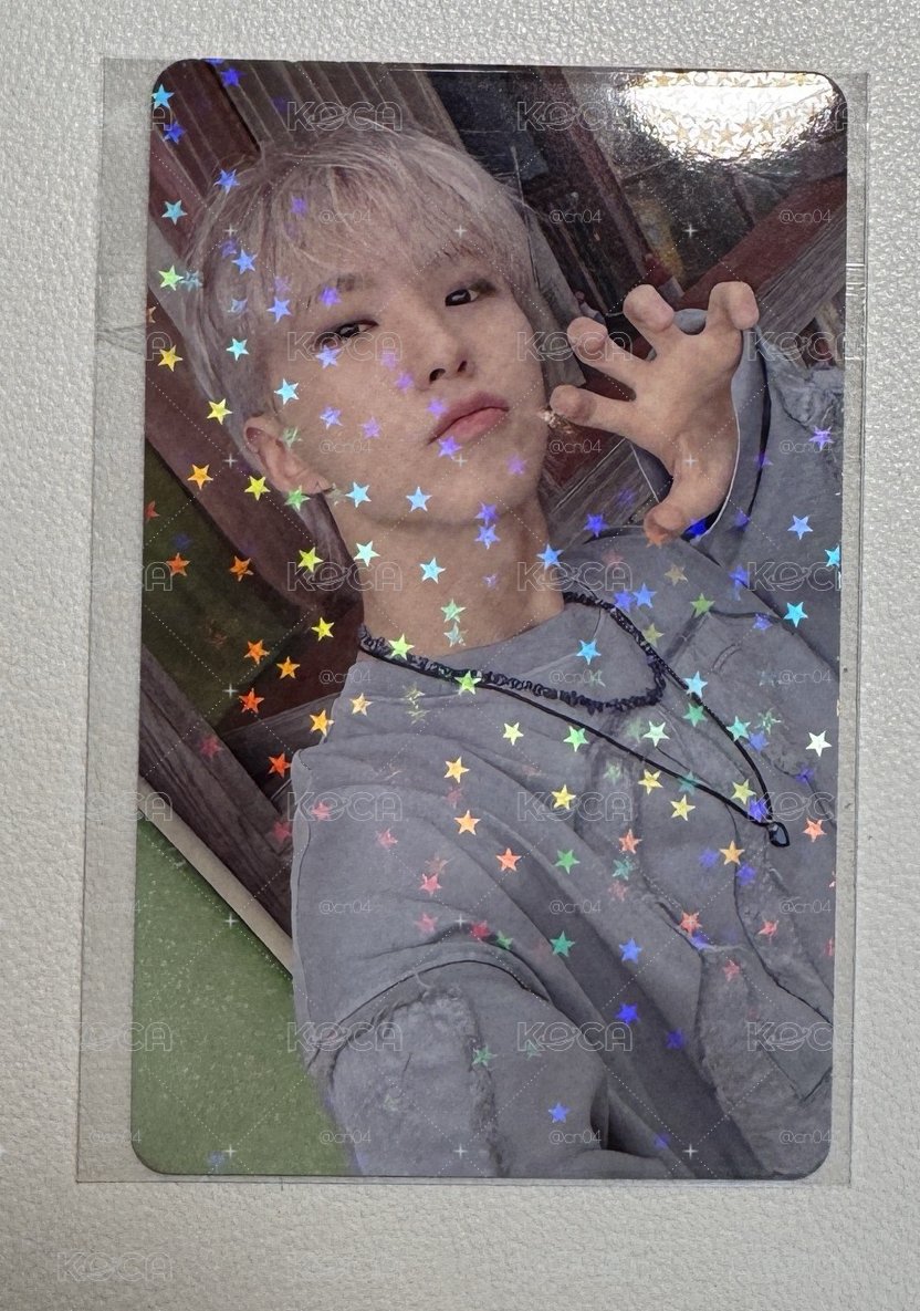 SEVENTEEN HOSHI 權順榮 迷十二日咖特典卡