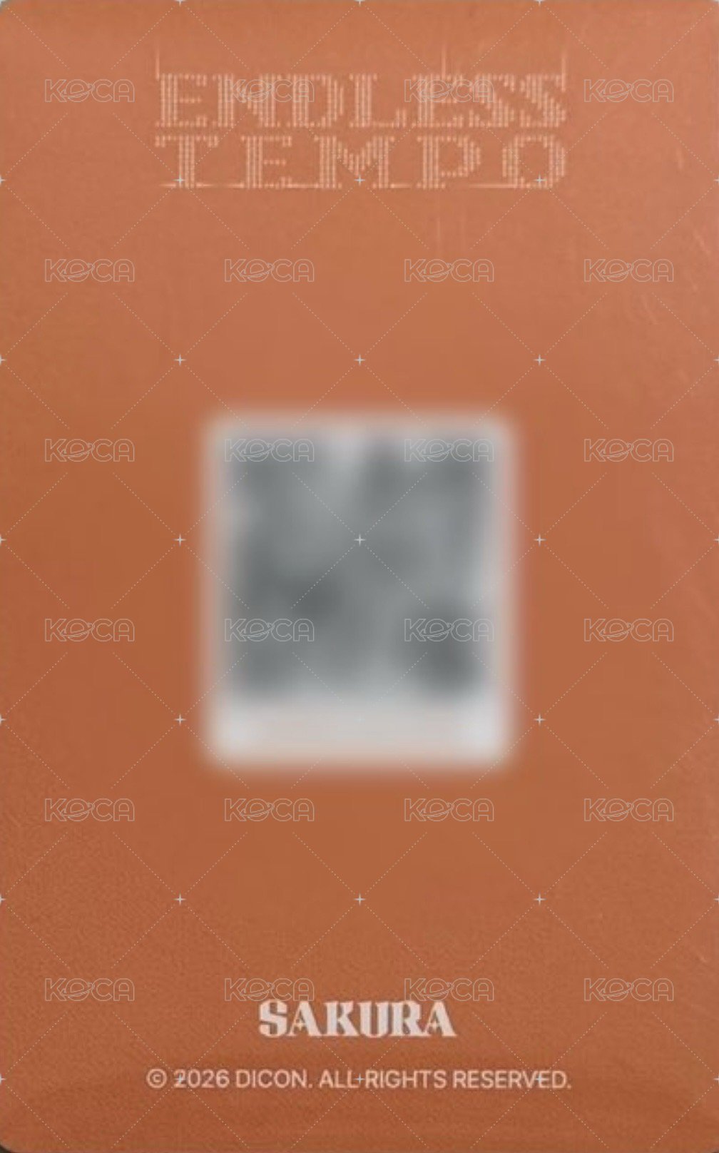 DICON N°32 B版 雜誌卡  背面