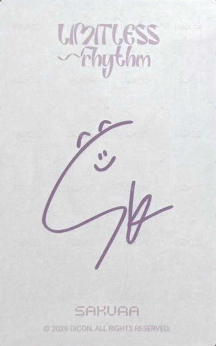 DICON N°32 A版 雜誌卡  背面