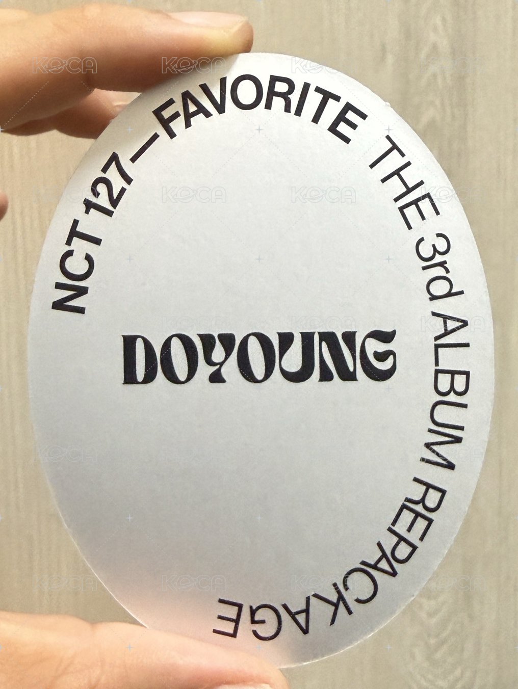 Favorite 專輯卡  背面