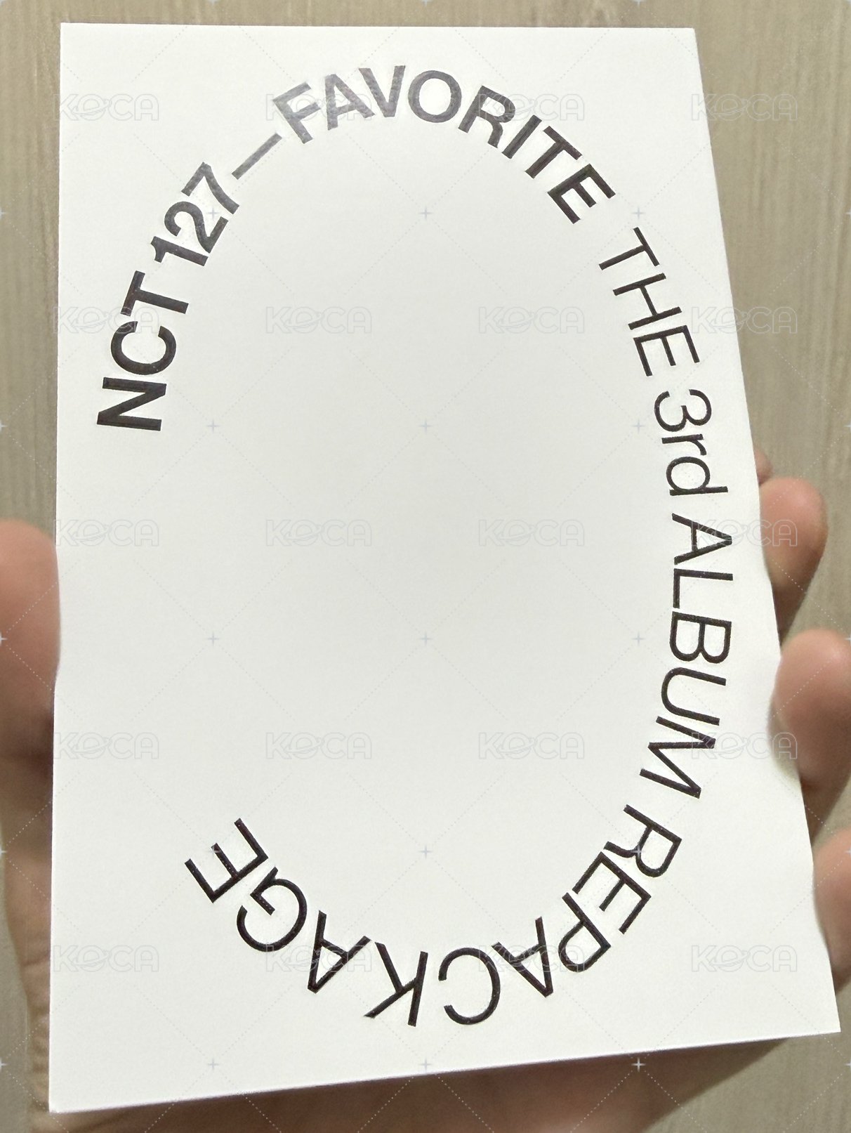 Favorite 明信片  背面