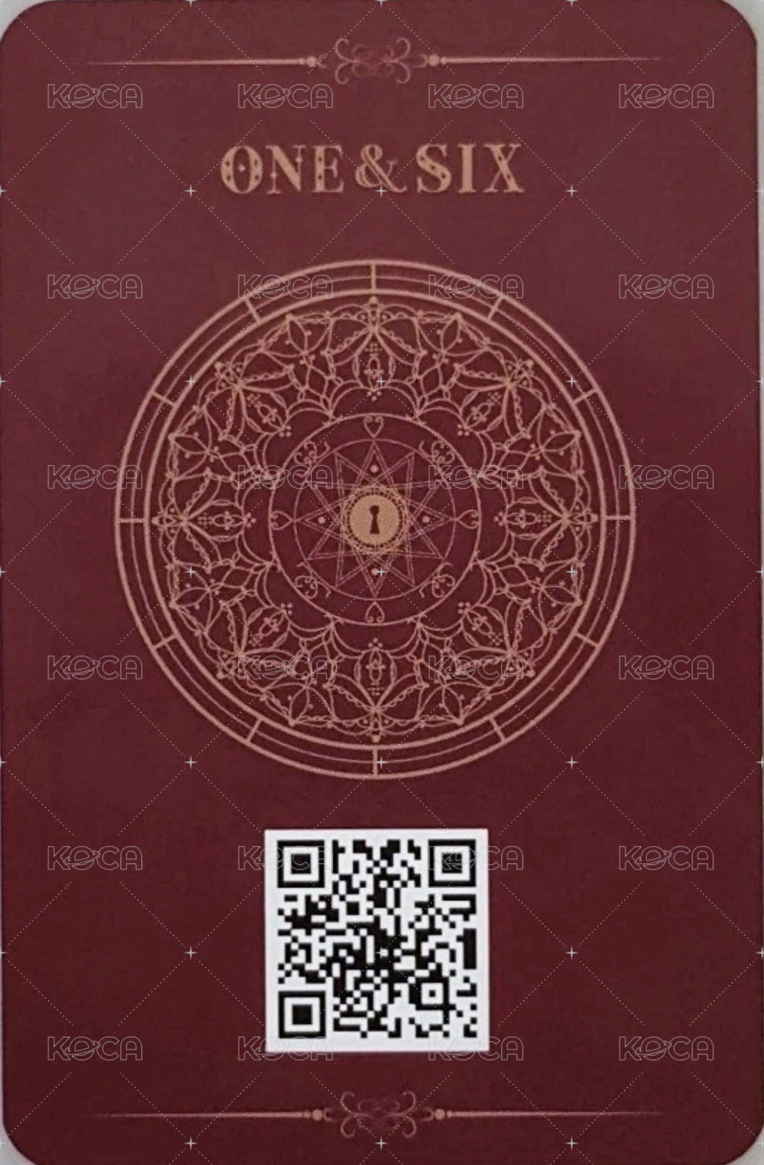 迷七 專輯卡  背面