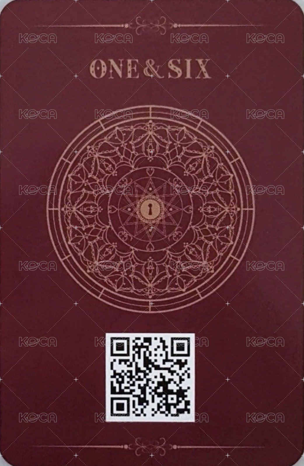 迷七 專輯卡  背面