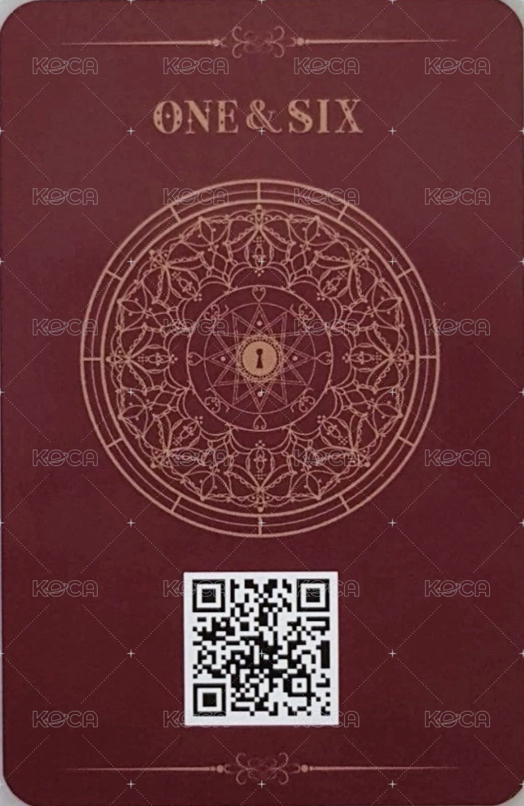 迷七 專輯卡  背面