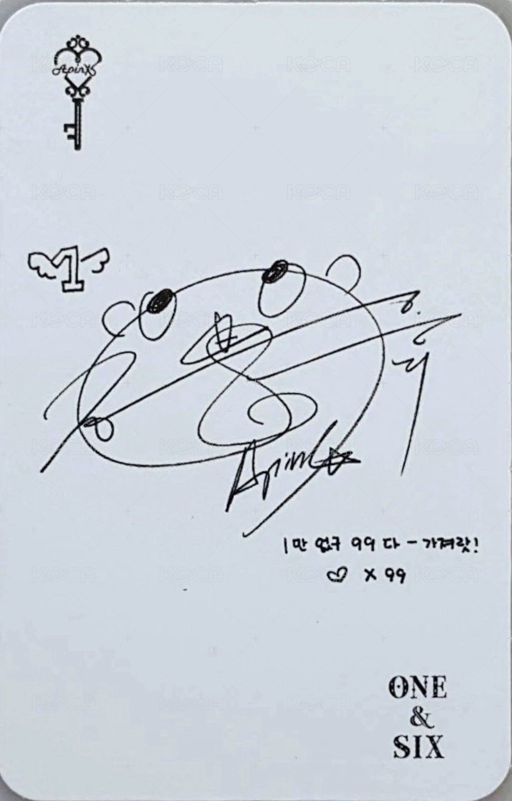 迷七 專輯卡  背面