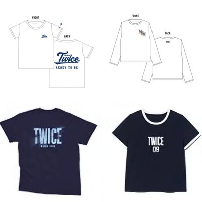 TWICE 上衣/T-shirt  周邊 小卡