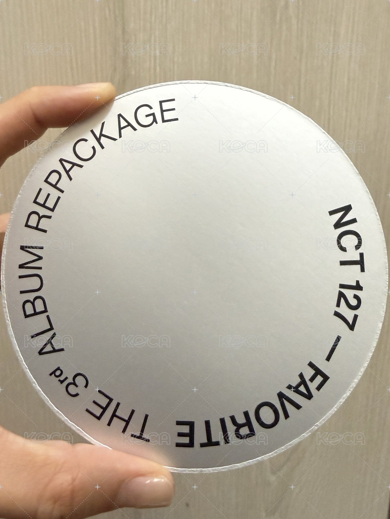 Favorite 專輯卡  背面