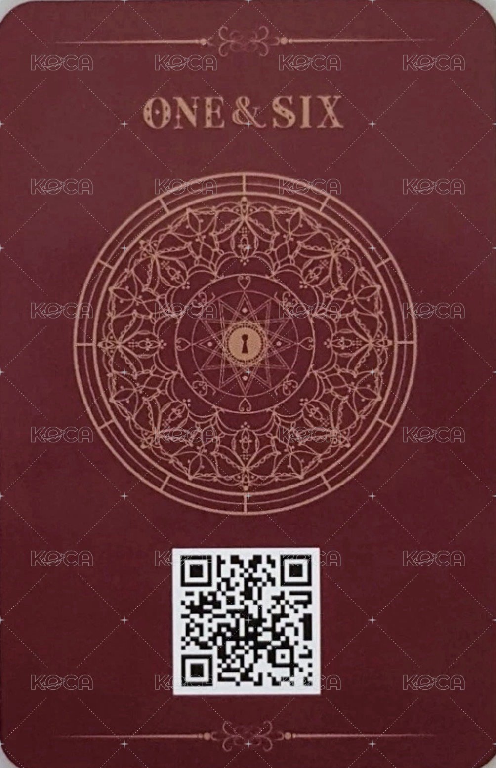 迷七 專輯卡  背面