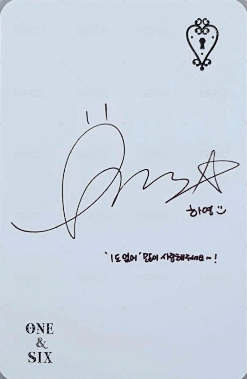 迷七 專輯卡  背面