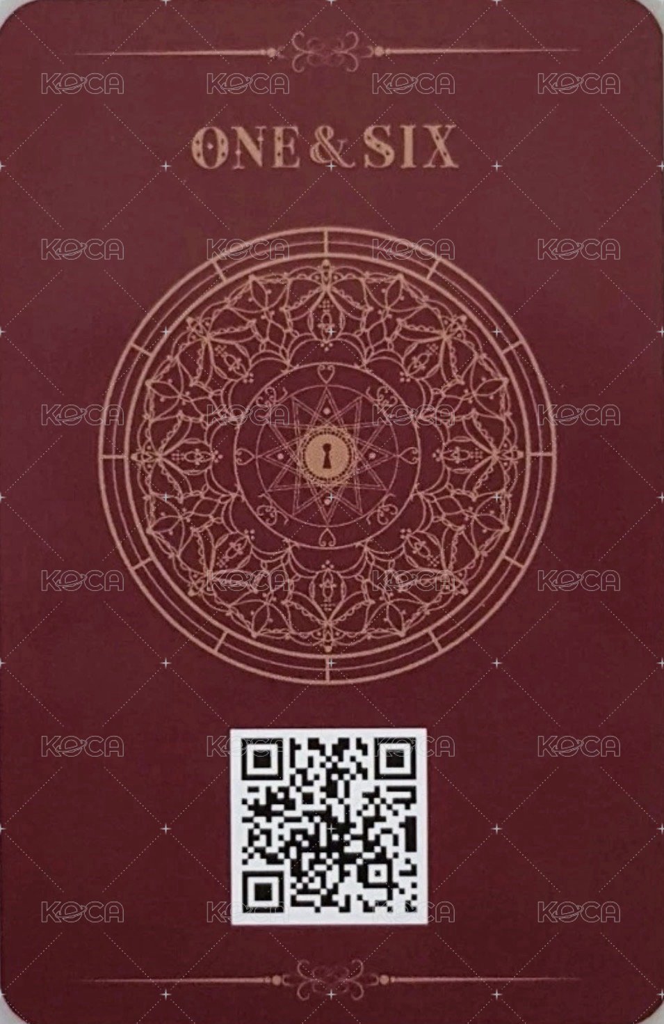 迷七 專輯卡  背面