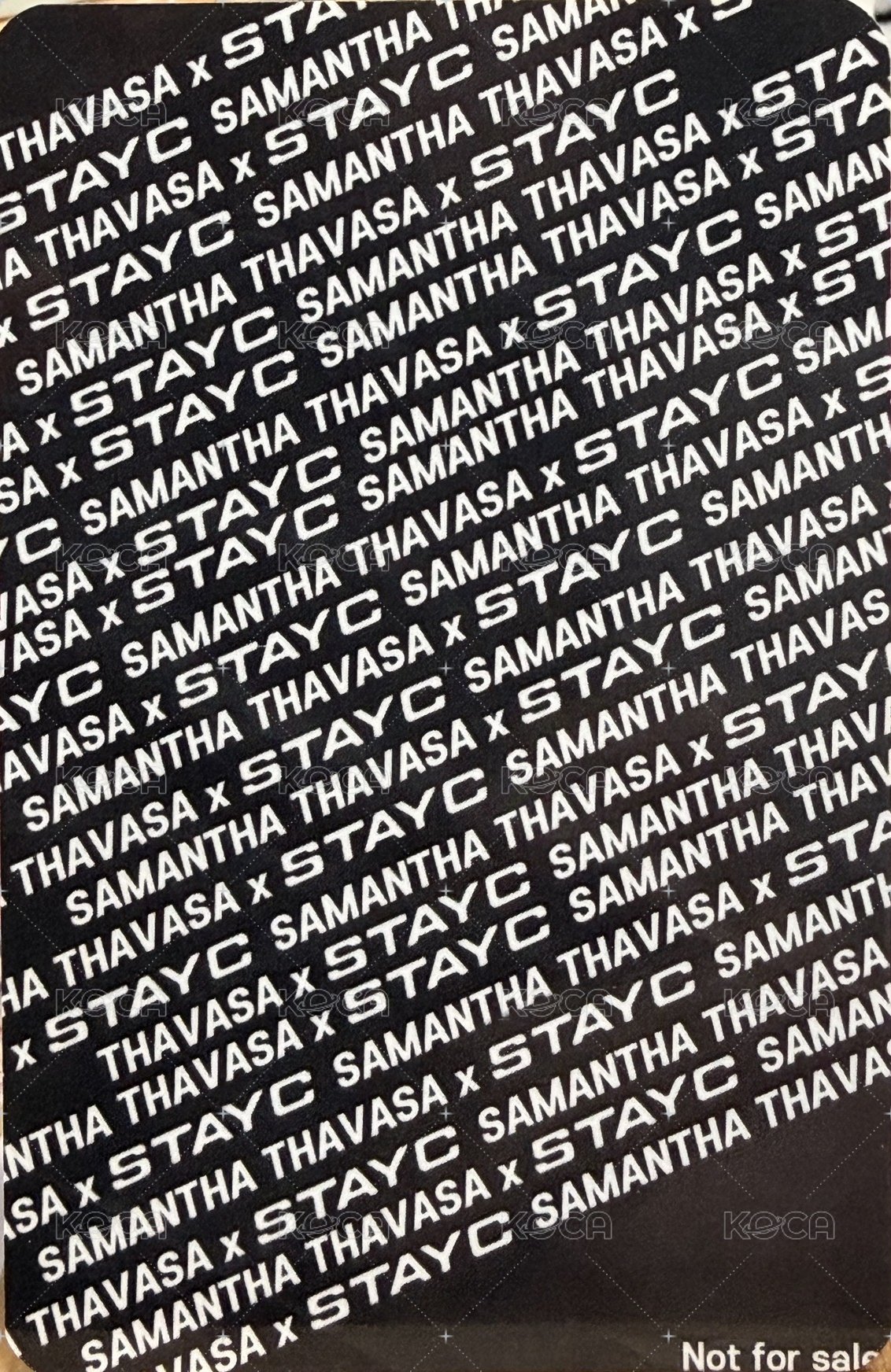 Samantha Thavasa 代言卡  背面