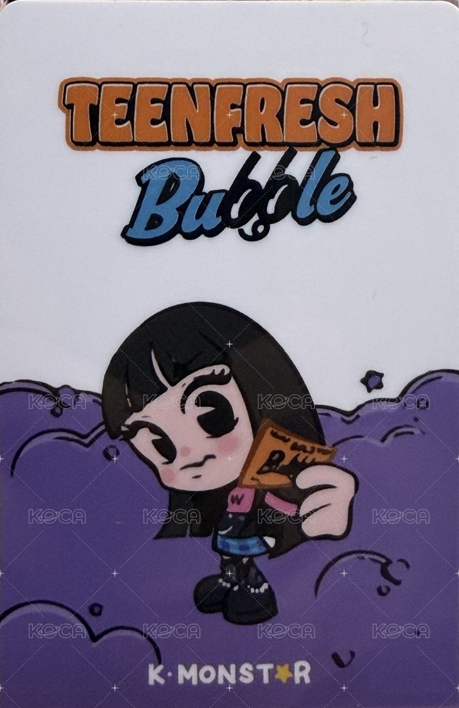 Bubble km 幸運卡 台特潤 背面