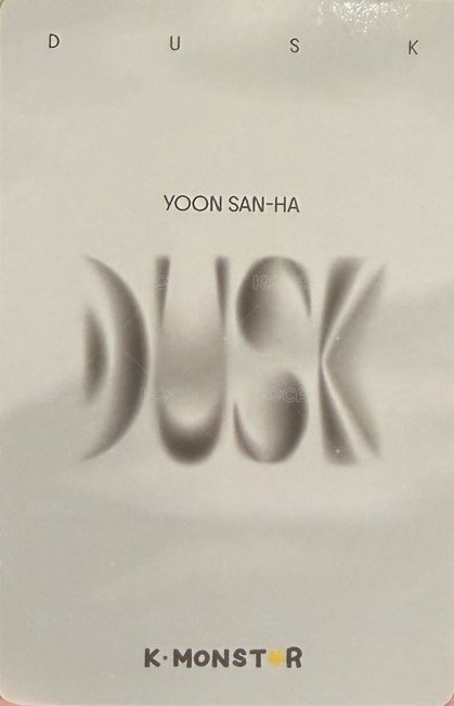 DUSK km 簽售卡  背面