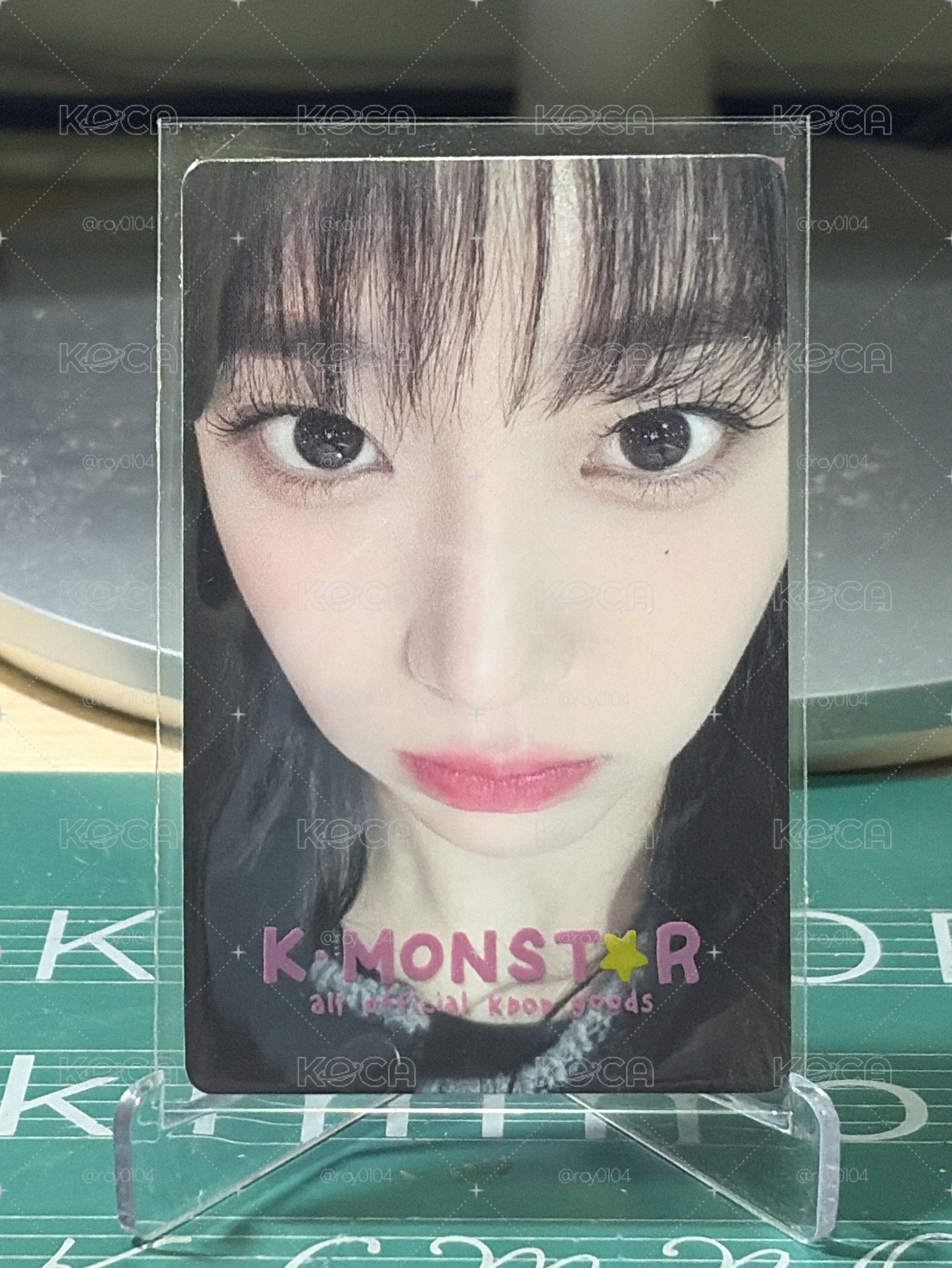 Bubble km 簽售卡 懟臉珉