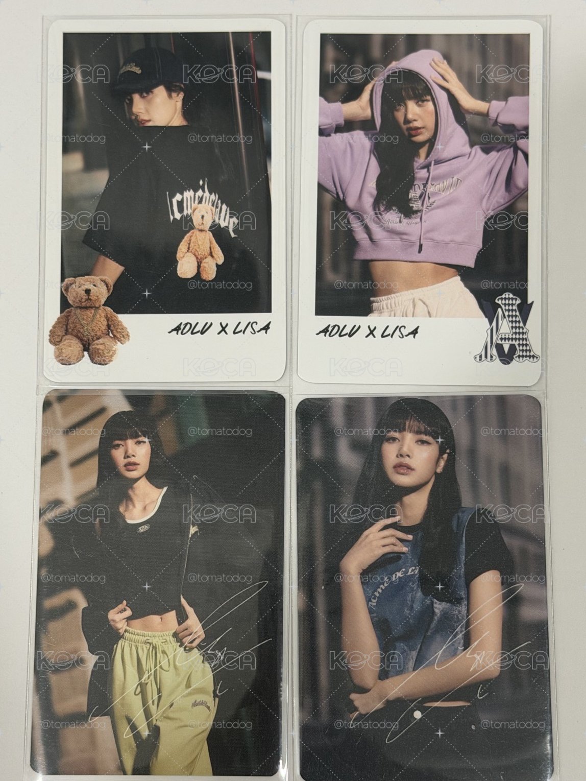 LISA ADLV 代言卡 3.0 (共4張）