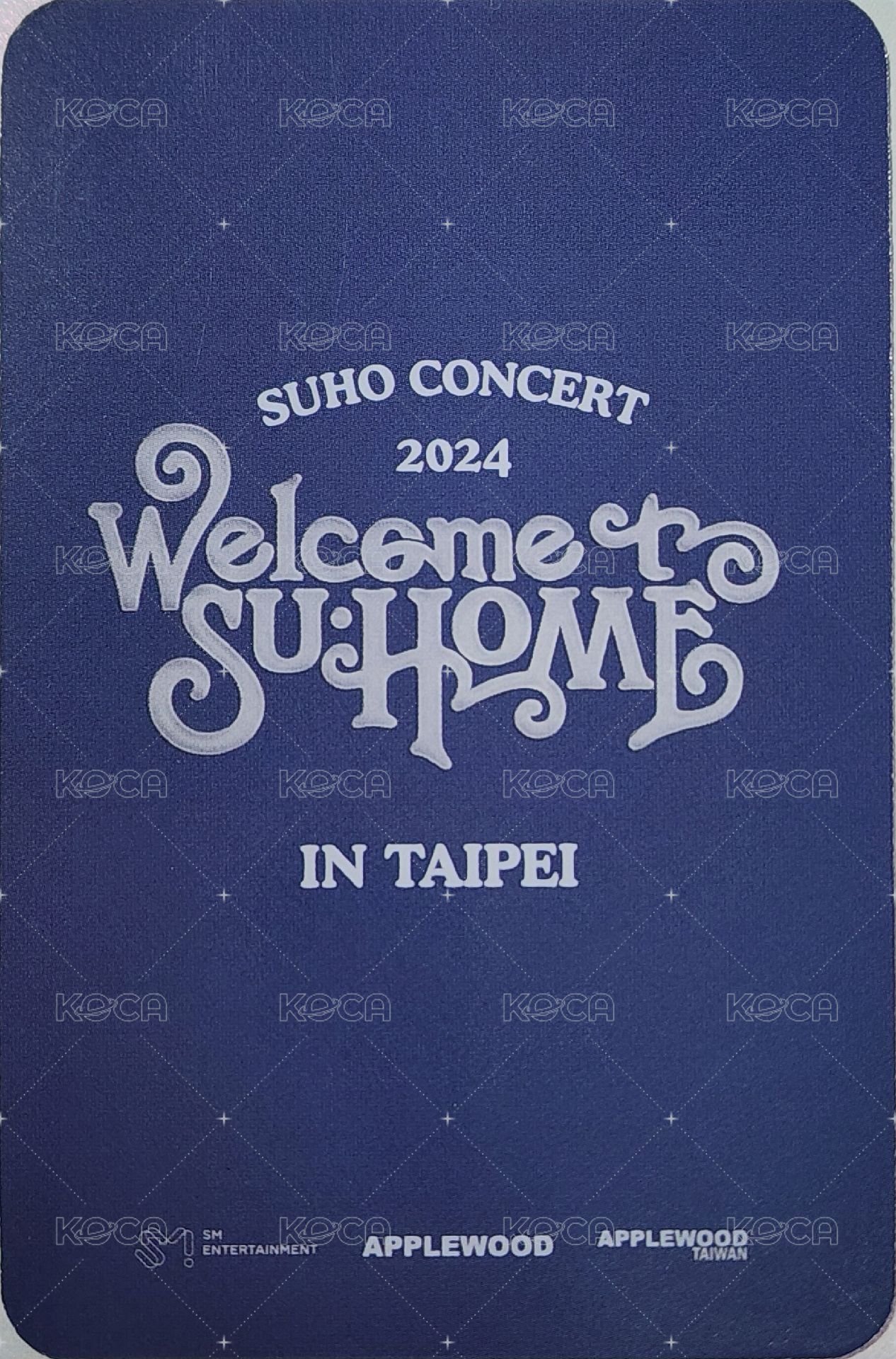 SU : HOME 台北 入場卡 / 場限卡  背面