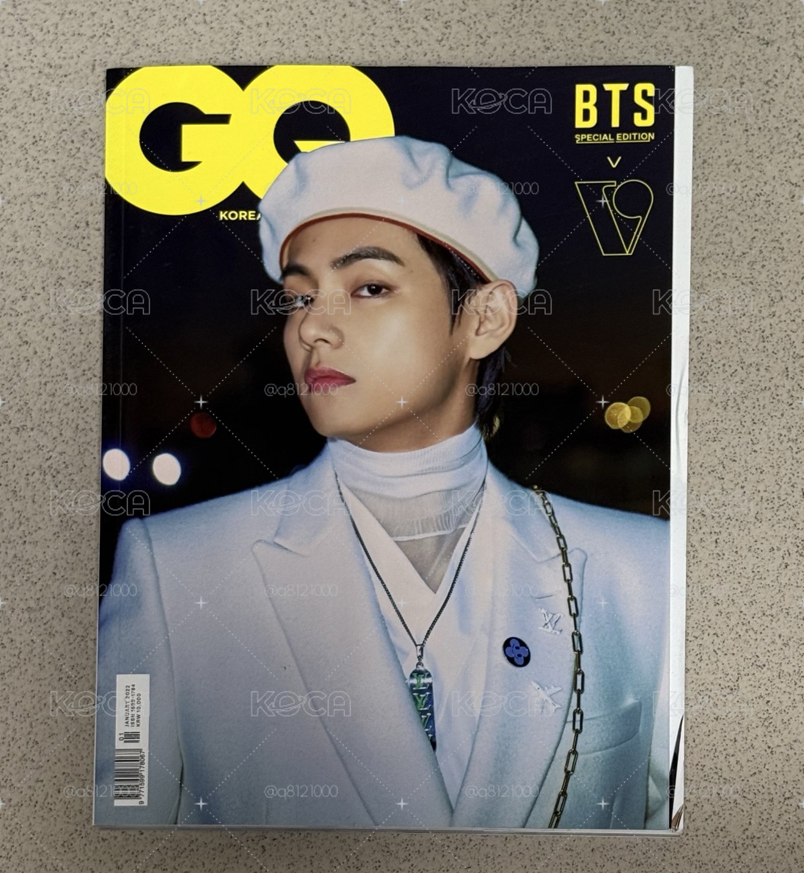 金泰亨 GQ雜誌 專卡