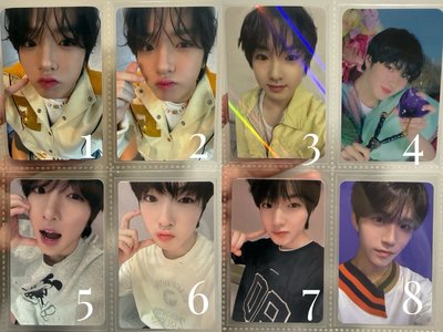 NCT WISH sakuya/ jaehee 小卡