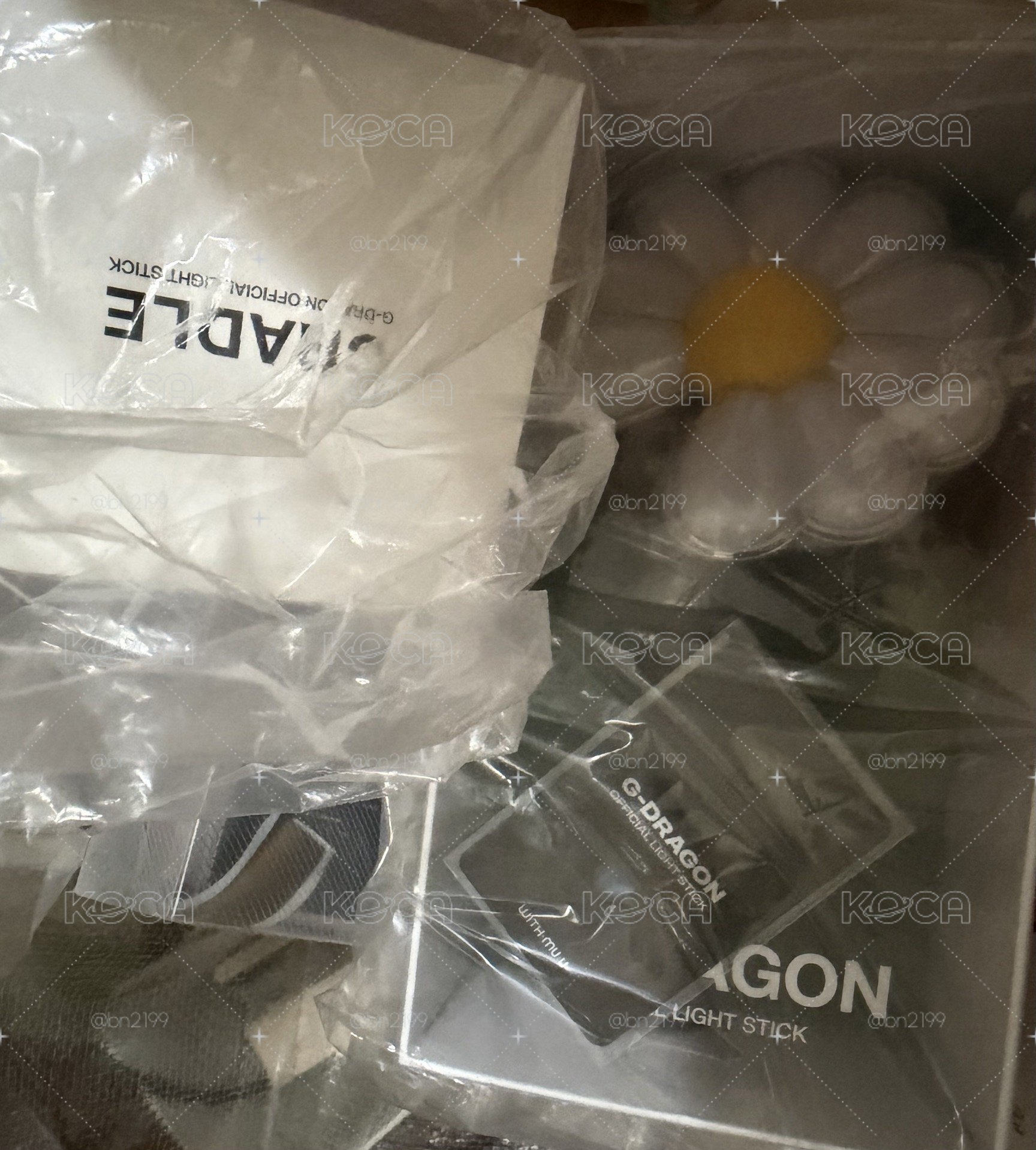G-Dragon 權志龍 全新雛菊手燈+盆栽+小卡