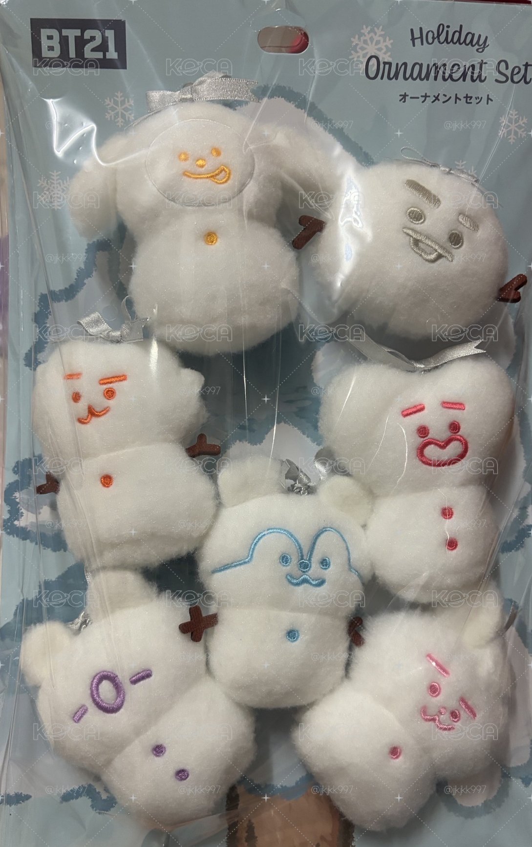 BT21 雪人吊娃