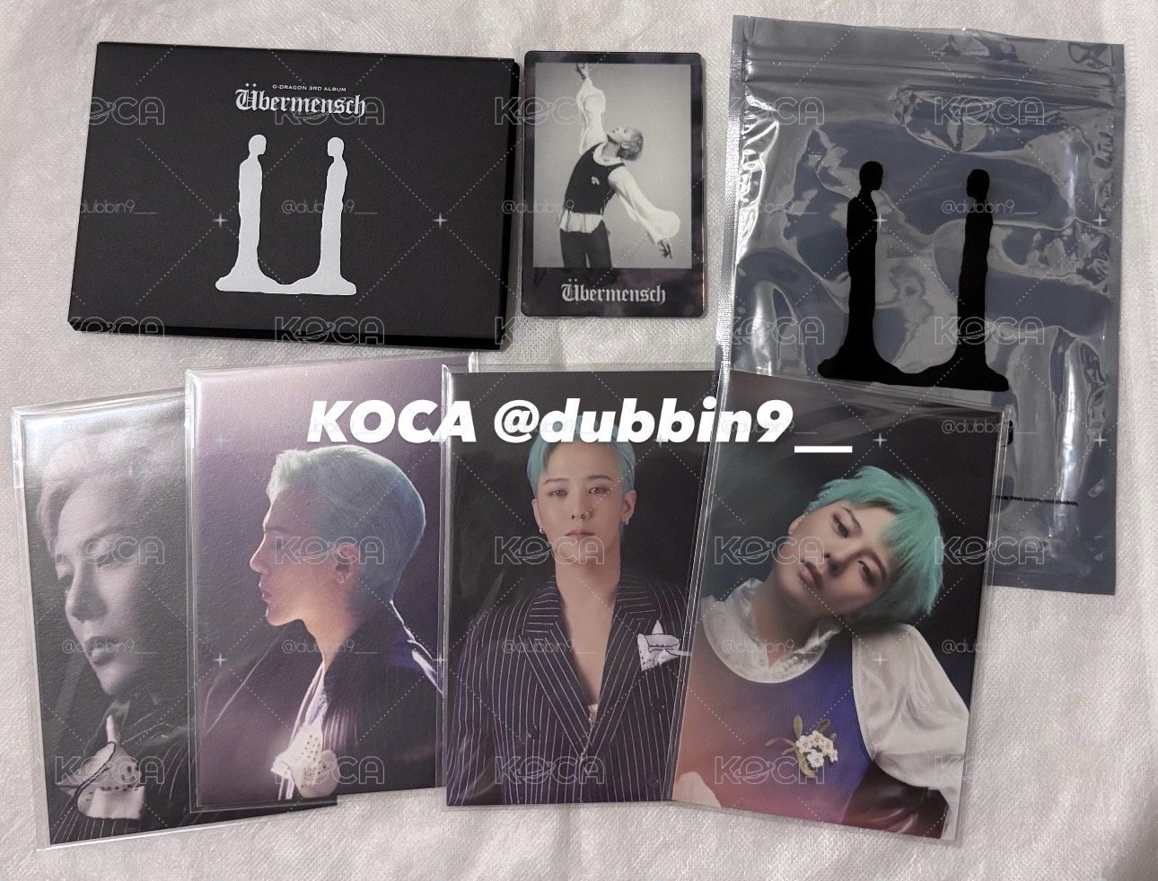 G-Dragon 展覽 周邊 明信片 小卡組