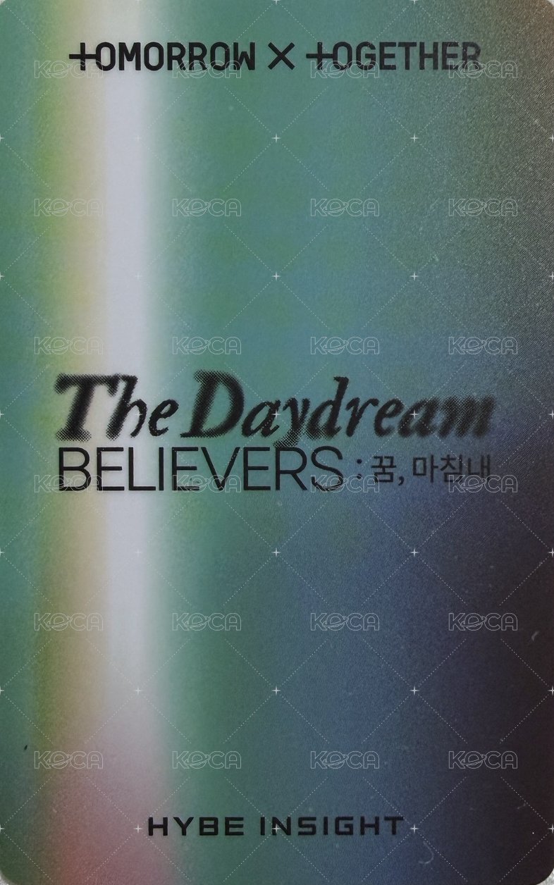 The Daydream Believers: 꿈,마침내 入場卡 / 場限卡  背面