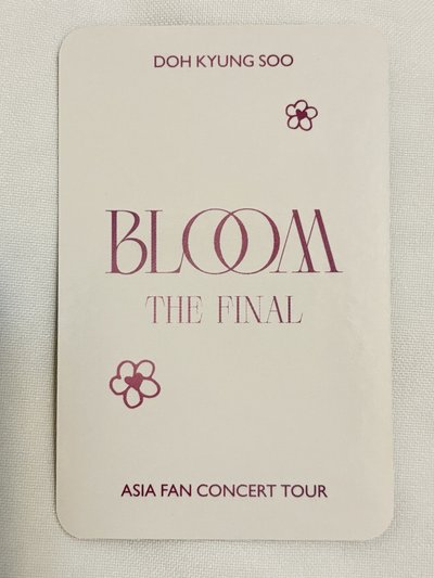 都敬秀(D.O.)  BLOOM 安可場 滿額卡