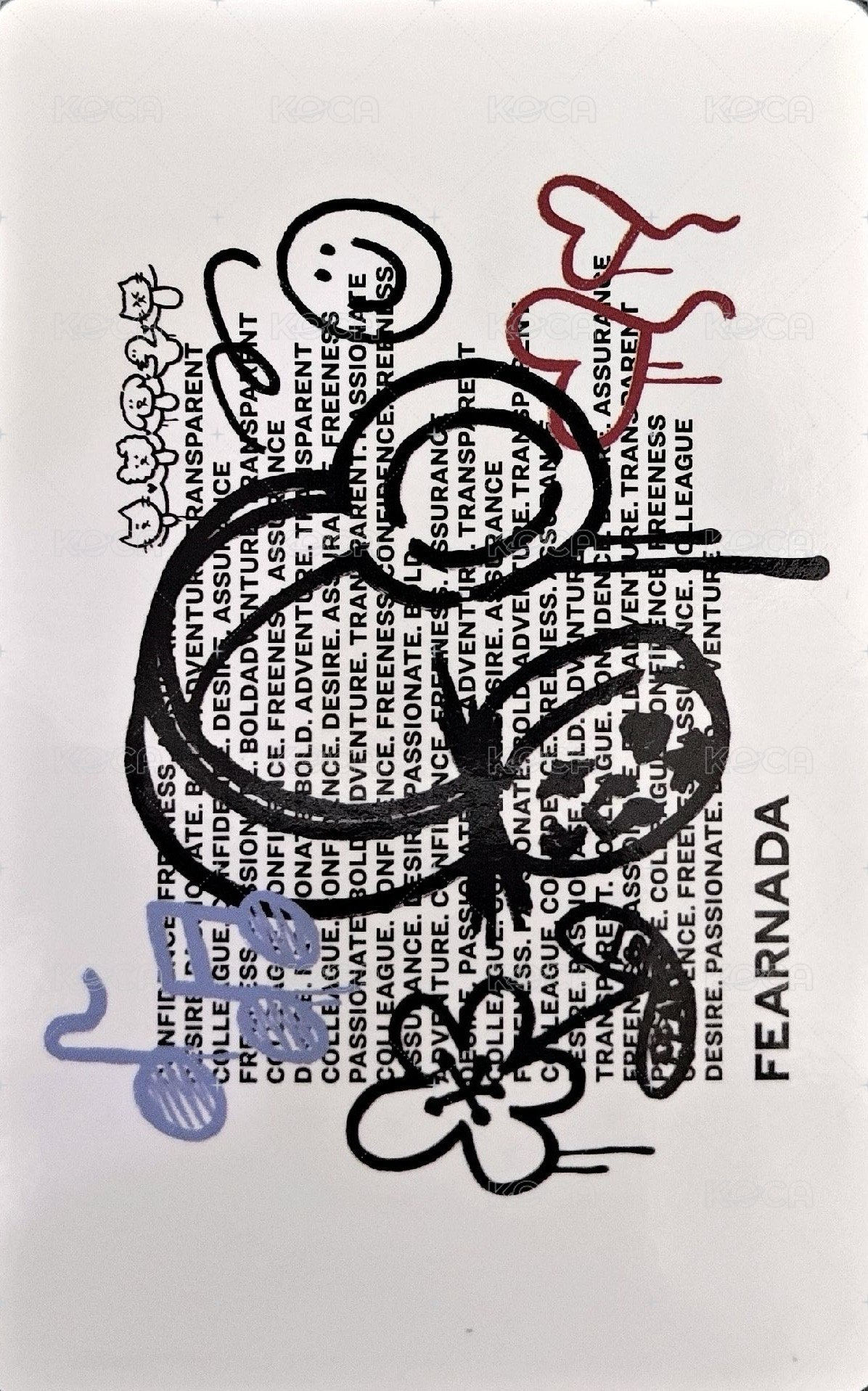 23‘fm 隨機卡  背面