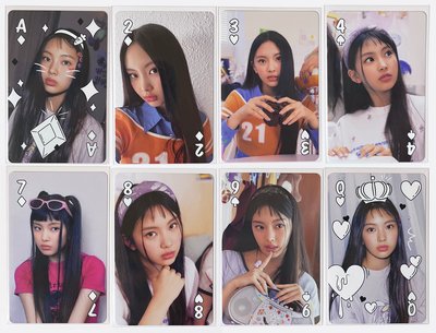 NewJeans Hyein 2023年曆 撲克牌卡