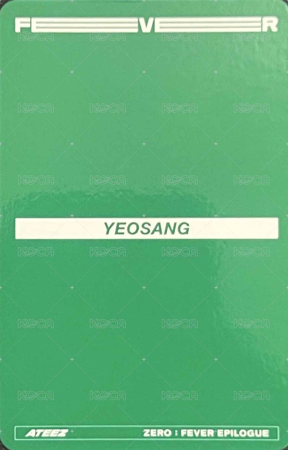 FEVER再版專 專輯卡  背面