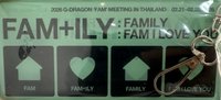 2026 ‘FAM’ MEETING 鑰匙圈吊飾 壓克力鑰匙圈